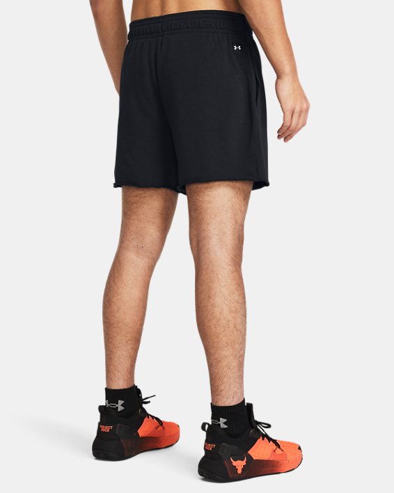 Men's Project Rock Terry Shorts in Black image number 1